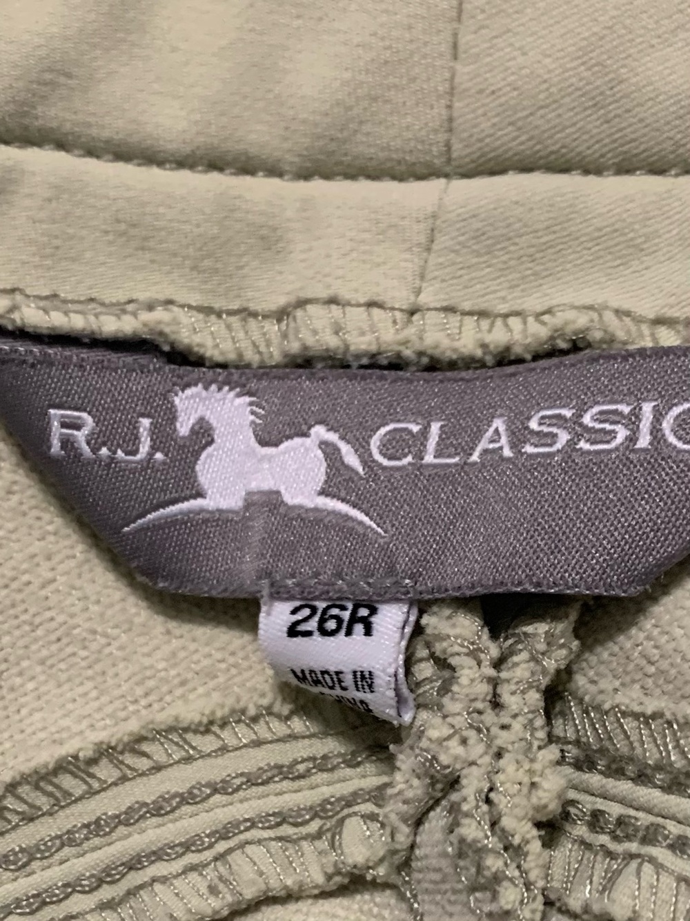 R.J Classics Gulf Breeches Equestrian Riding pants knee patch 26R - Picture 5 of 11
